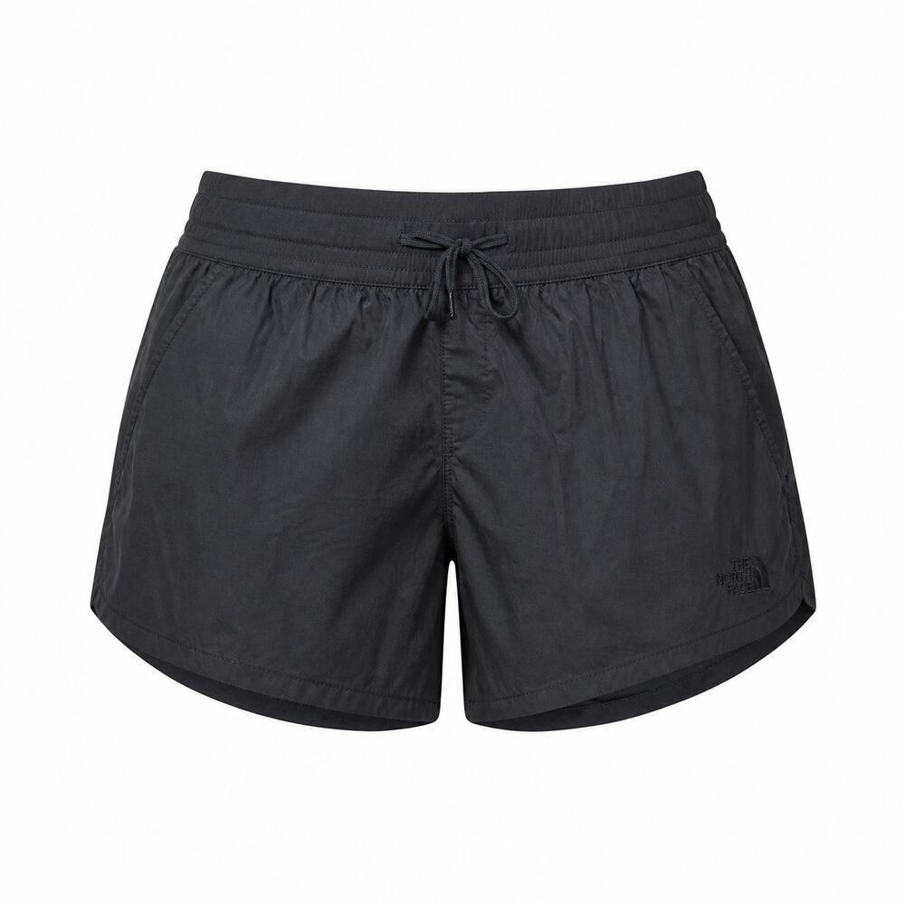 The North Face Black Athletic Shorts Women’s XL Nylon Elastane Drawstring